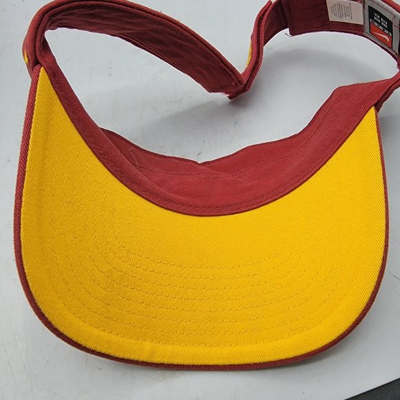 Nike Team USC Trojans Visor Red Yellow Adults Unisex Casual Football Sports - Picture 7 of 7